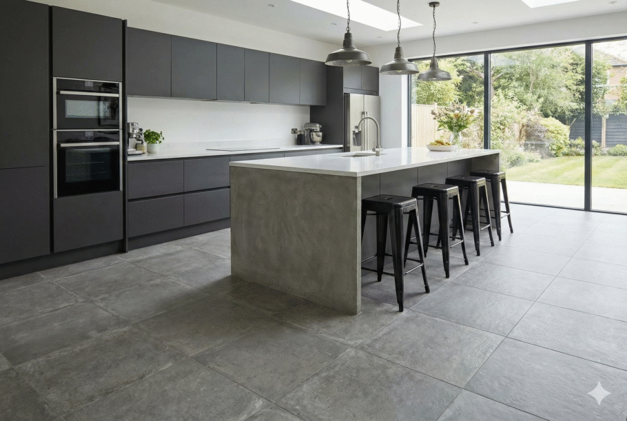 Porcelanato fosco é tendência para quem busca por continuidade visual