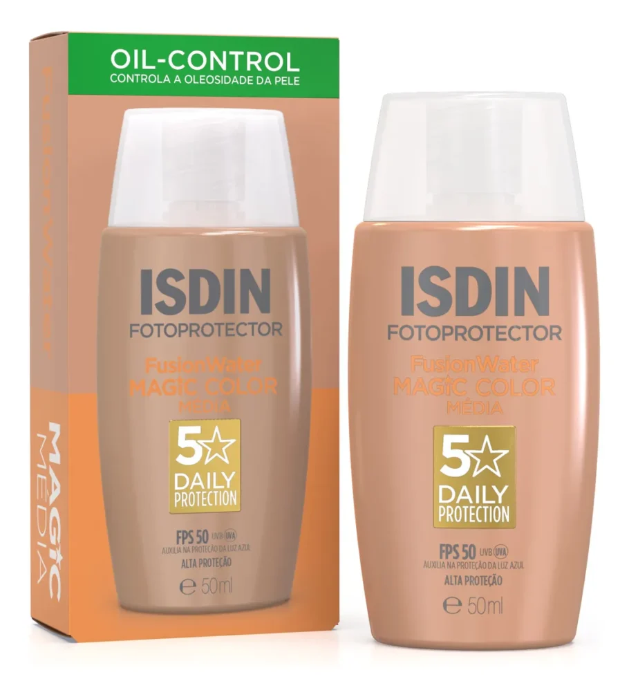 Protetor solar com cor por R$ 72,10