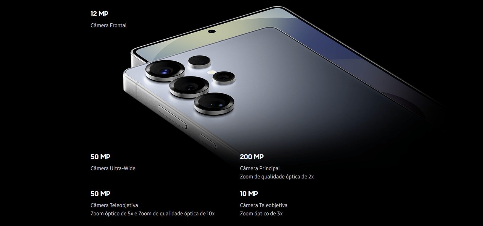 O Samsung Galaxy S25 Ultra sai por R$5.996,97 (45% OFF) na promoção