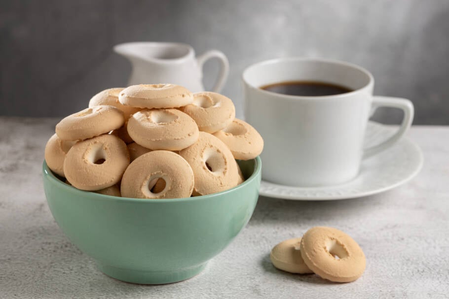 Sequilhos são perfeitos para acompanhar café, chá ou servir como mimo para visitas