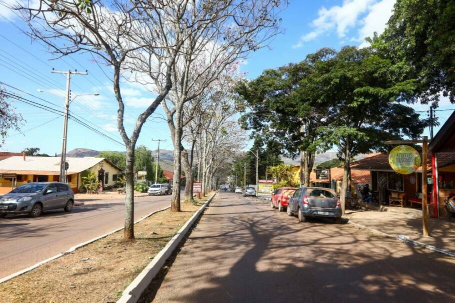 Centro da cidade de Alto Paraíso de Goiás