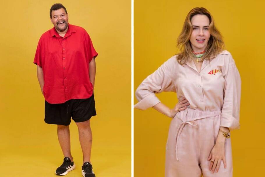 Babu Santana e Ana Paula Renault trazem a franqueza e a intensidade de Sagitário ao jogo (Imagem: Reprodução digital | Rede Globo)