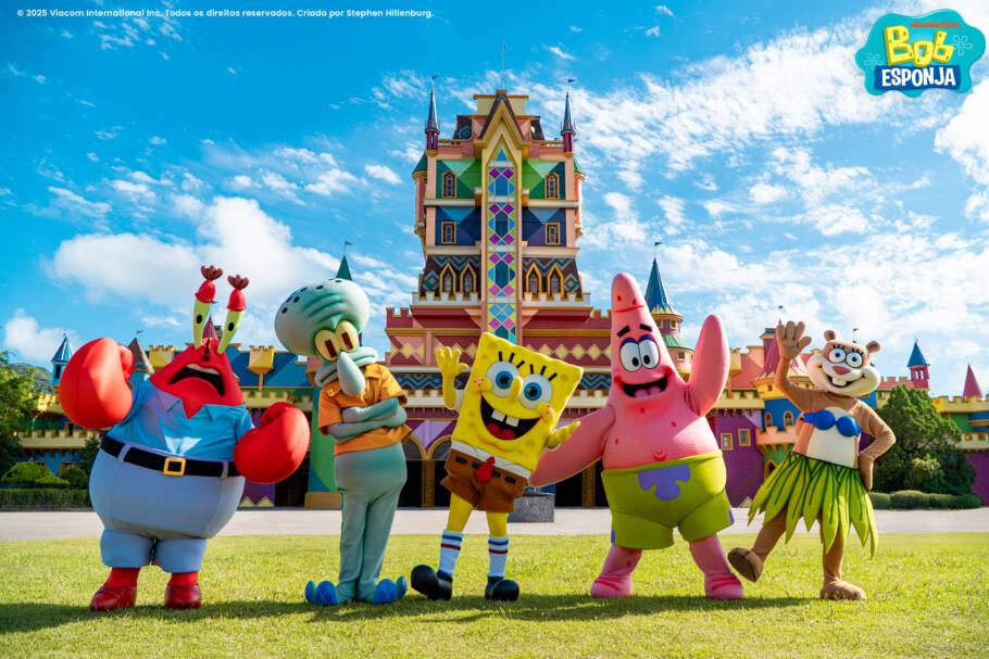 A grande novidade do Beto Carrero World é a área temática do Bob Esponja