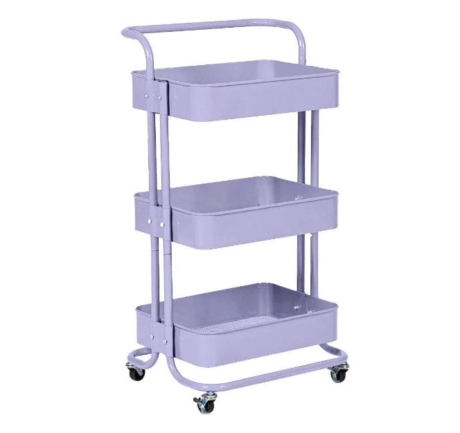 Esse carrinho organizador custa R$336,04 na promoção