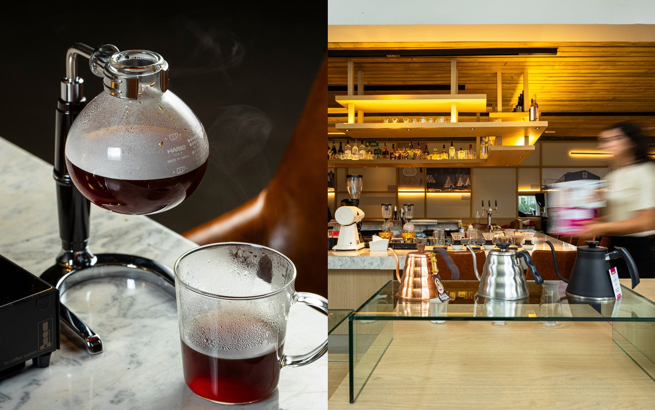 Para o Festival Grão & Torra, a Casa Hario apresenta seus métodos de filtragem e os participantes podem escolher um deles para experimentar de forma gratuita