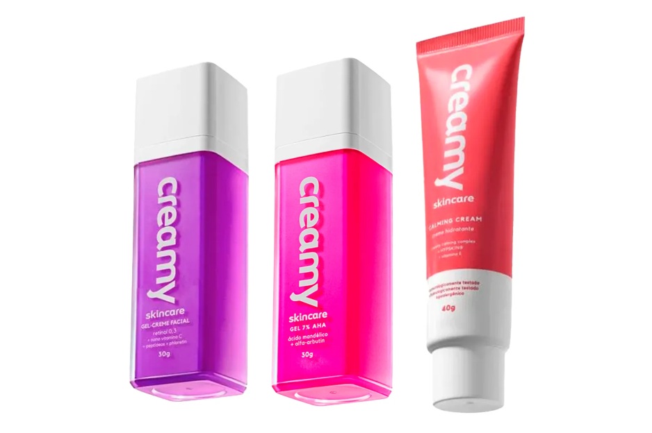 Esse kit da Creamy custa R$219,90 na promoção