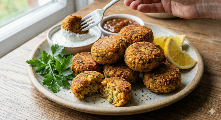 A receita desses croquetes vegetarianos levam apenas 3 ingredientes