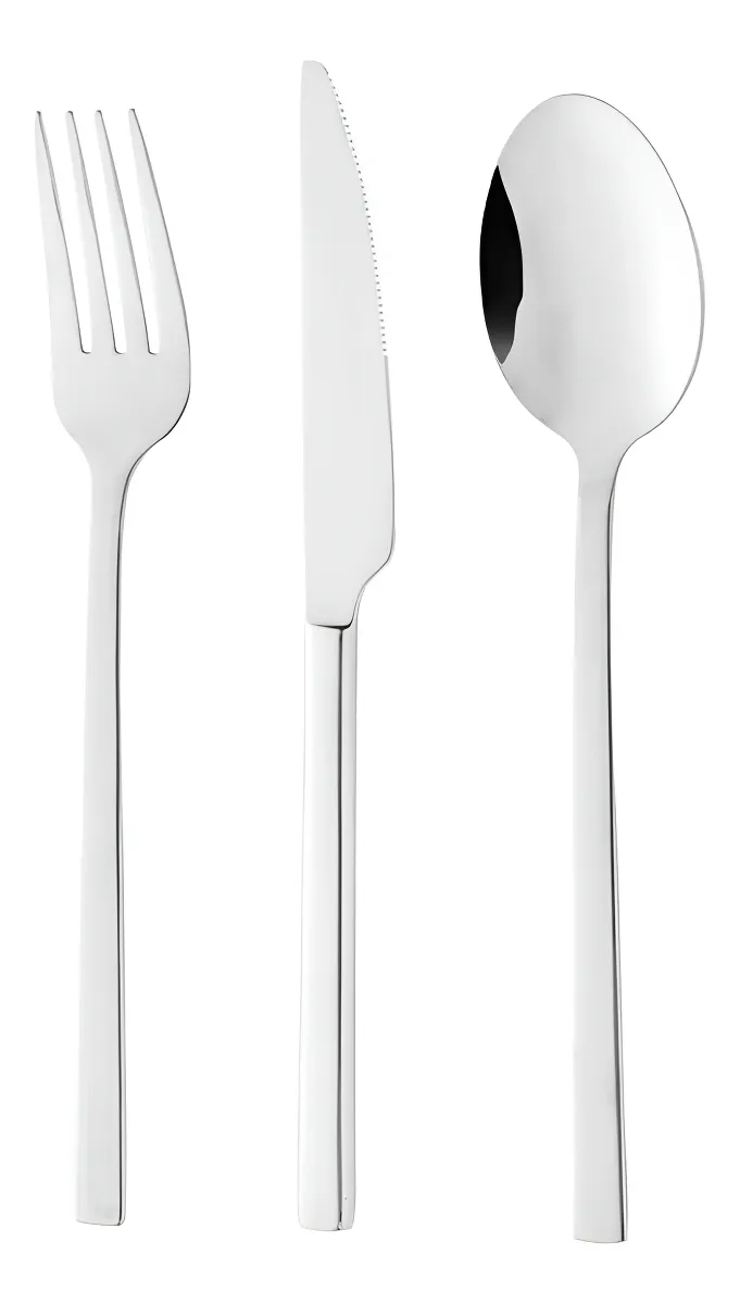 Faqueiro 54 Peças de Aço Inox Firenze Talheres – Wolff por R$294,81 (32% OFF)