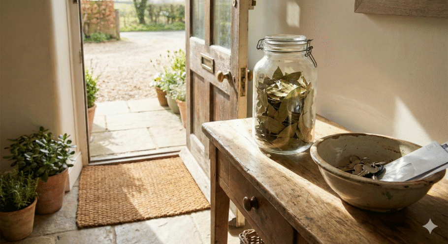 O canto da prosperidade fica no lado esquerdo do ambiente, a partir da porta de entrada