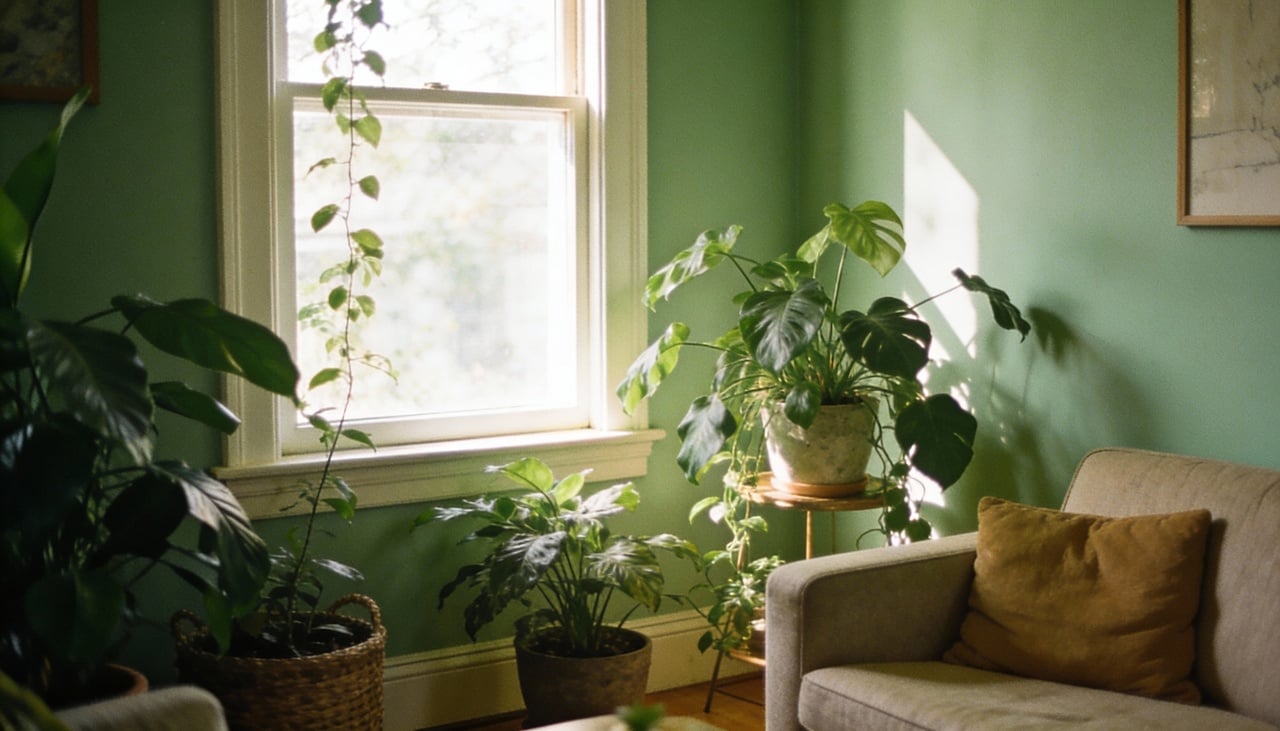 No feng shui, a cor verde é associada principalmente ao Elemento Madeira, simbolizando expansão, fertilidade e desenvolvimento contínuo