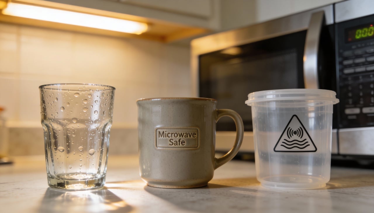 O principal motivo de copos estourarem no micro-ondas está relacionado à combinação de choque térmico