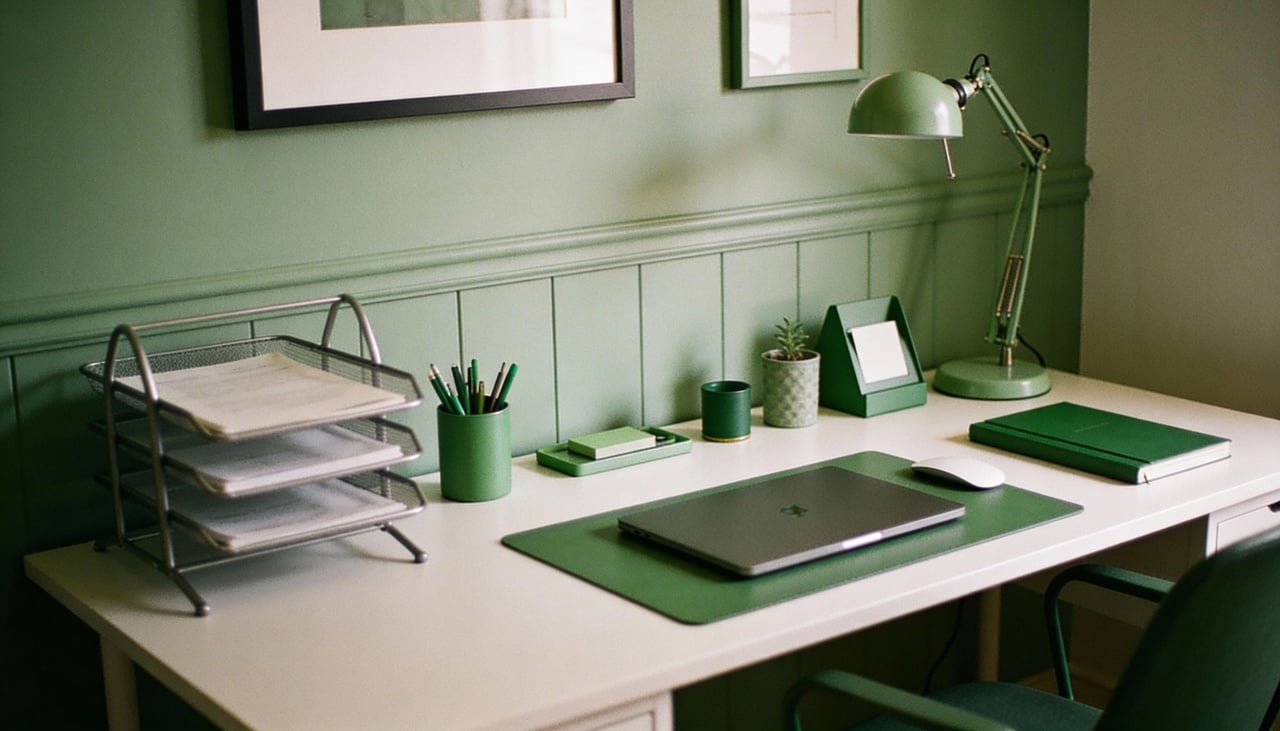 No feng shui, a cor verde é associada principalmente ao Elemento Madeira, simbolizando expansão, fertilidade e desenvolvimento contínuo