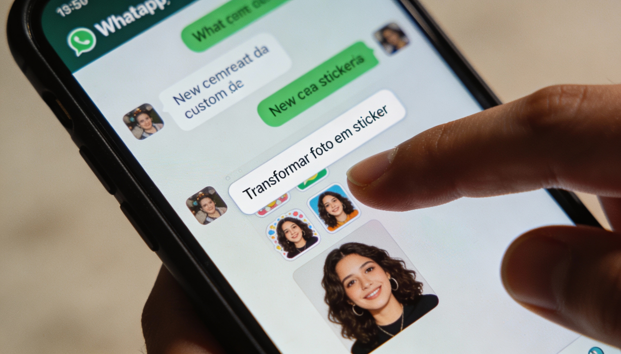 Além de transformar fotos em stickers, as ferramentas atuais permitem que você coloque uma identidade visual única em cada criação