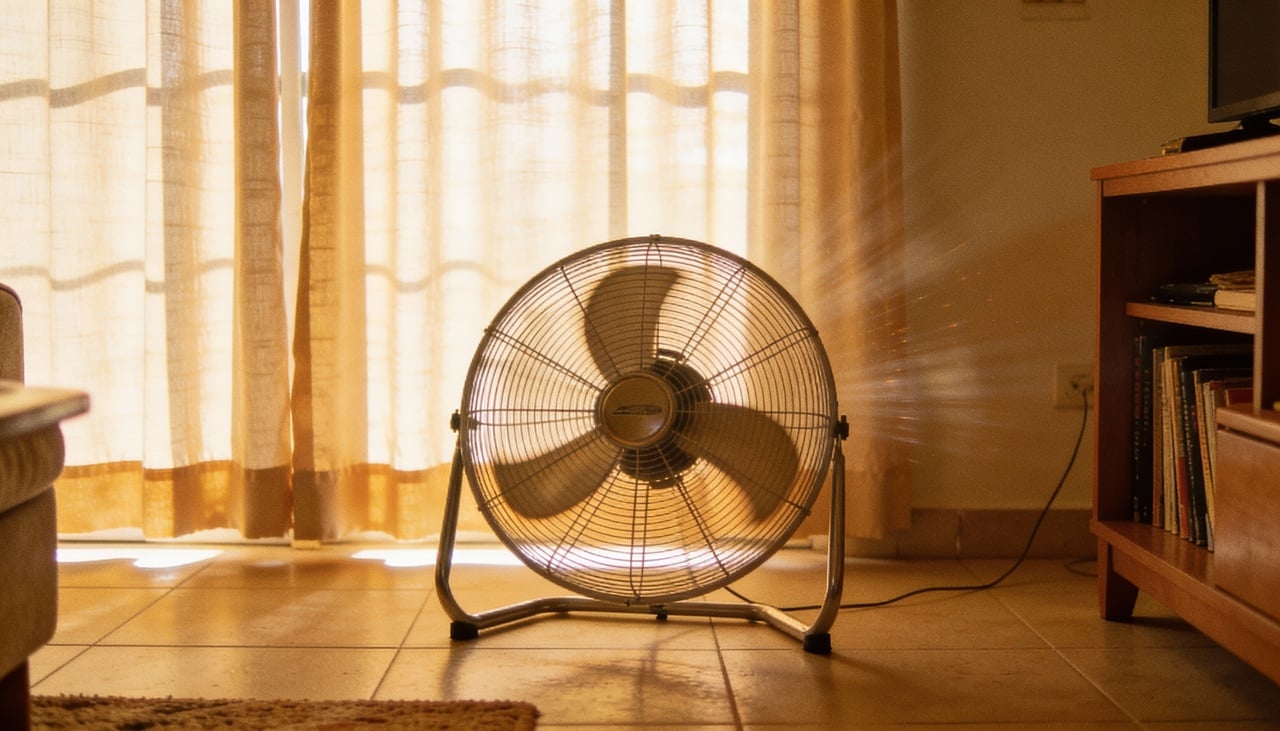 A localização estratégica do ventilador faz diferença extraordinária na capacidade de resfriar o ambiente inteiro de forma uniforme e confortável