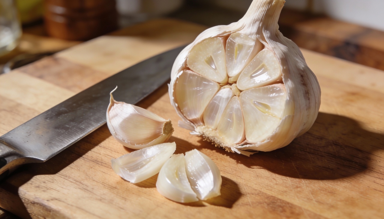 Quando você coloca alho na panela quente, uma série de reações químicas começam a acontecer