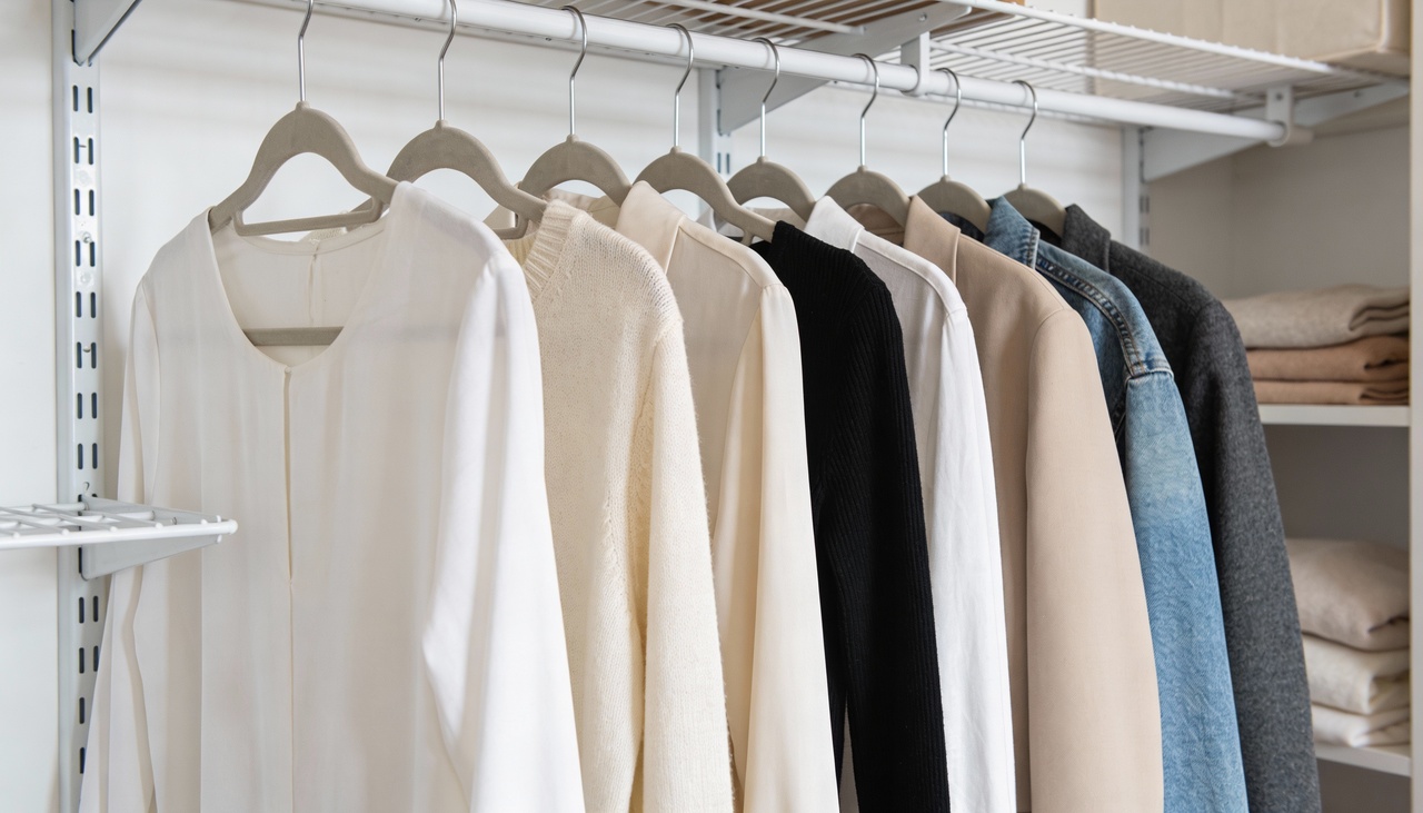 O início de uma organização eficiente exige a escolha de peças que conversem entre si para facilitar as combinações diárias de forma prática