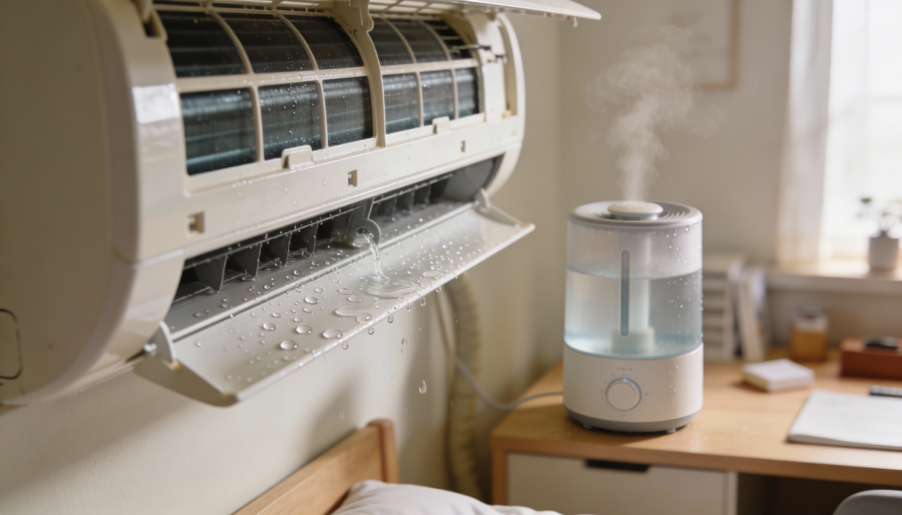 A principal razão para o ar-condicionado deixar o ambiente seco está na combinação entre resfriamento e desumidificação