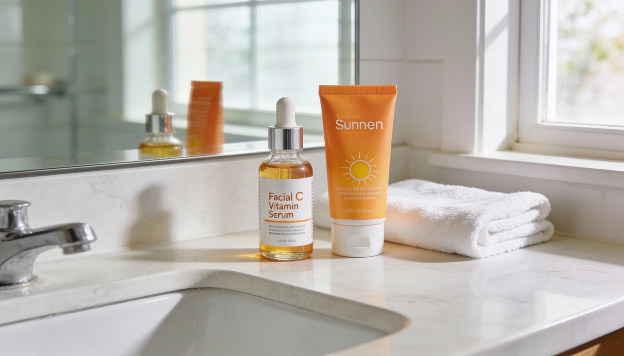 A vitamina C facial é um dos antioxidantes mais utilizados em rotinas diurnas