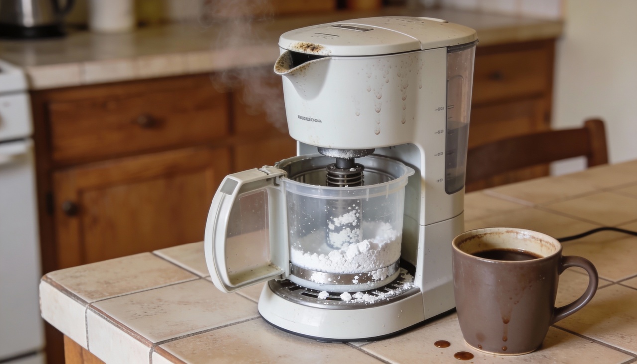 A mudança de sabor do café é um dos principais indícios de acúmulo de calcário, mas não o único