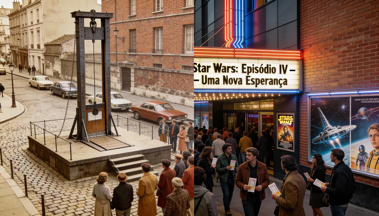 A manutenção desse método de execução ocorreu devido à legislação francesa que exigia uma forma rápida de aplicar a pena capital naqueles anos