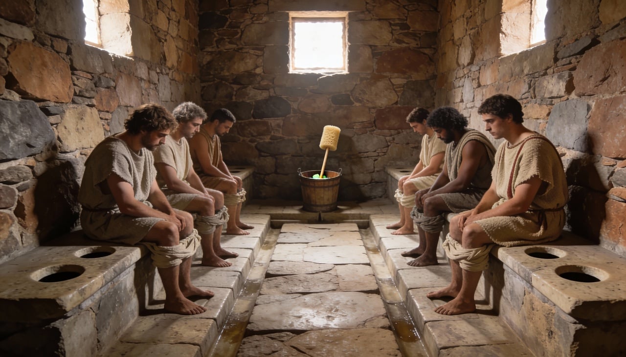 Nesse período, a preocupação com limpeza pessoal era bem menor do que nas civilizações anteriores