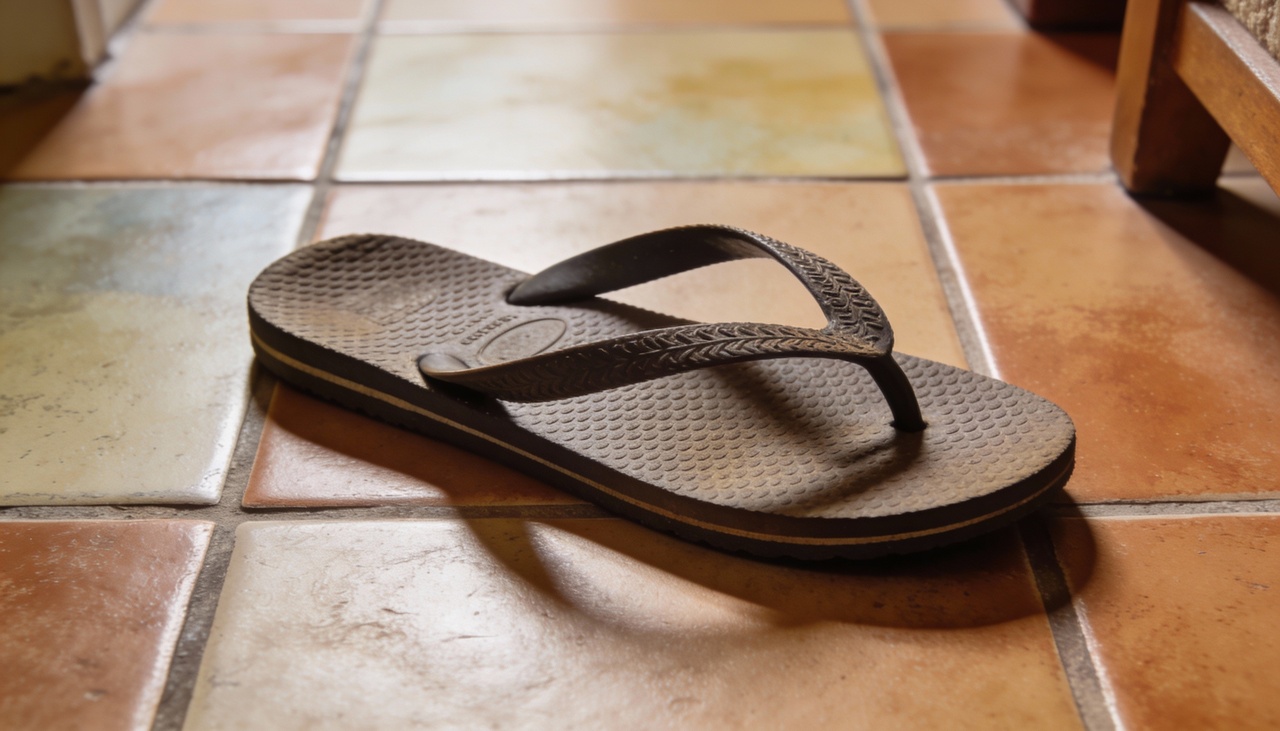 A origem exata da superstição do chinelo virado não é registrada de forma oficial