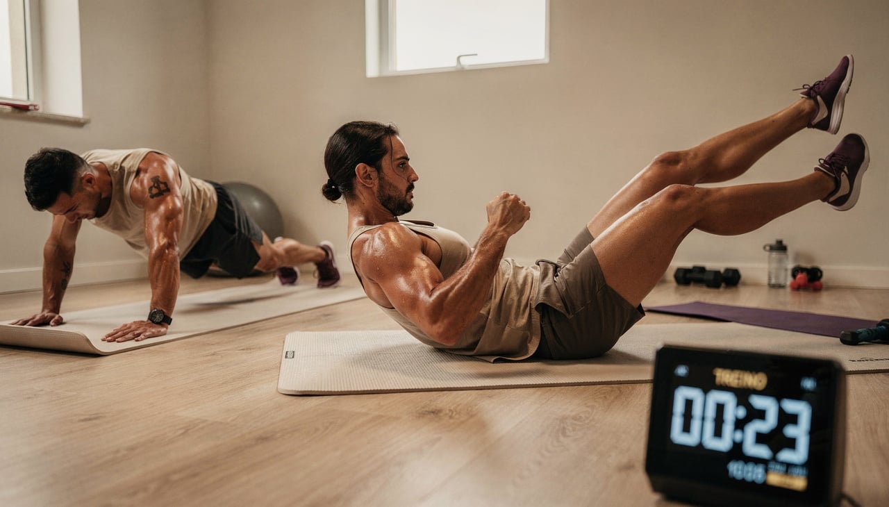 Um plano de 30 dias para reduzir gordura na barriga se baseia em treinos curtos, porém consistentes, com foco em criar hábito e disciplina