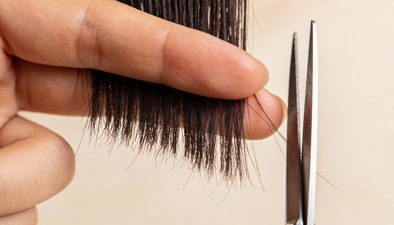 Alguns cuidados prévios ajudam a evitar erros comuns ao cortar a própria franja em casa, especialmente para iniciantes