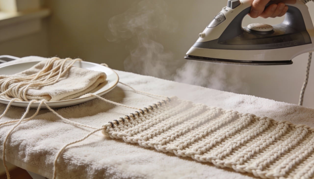 Para obter um barrado de crochê sem enrolar, você precisa controlar a força aplicada em cada laçada durante a execução técnica