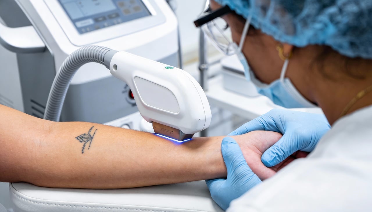 Em geral, a remoção de tatuagem a laser é cobrada por sessão, não pelo resultado final