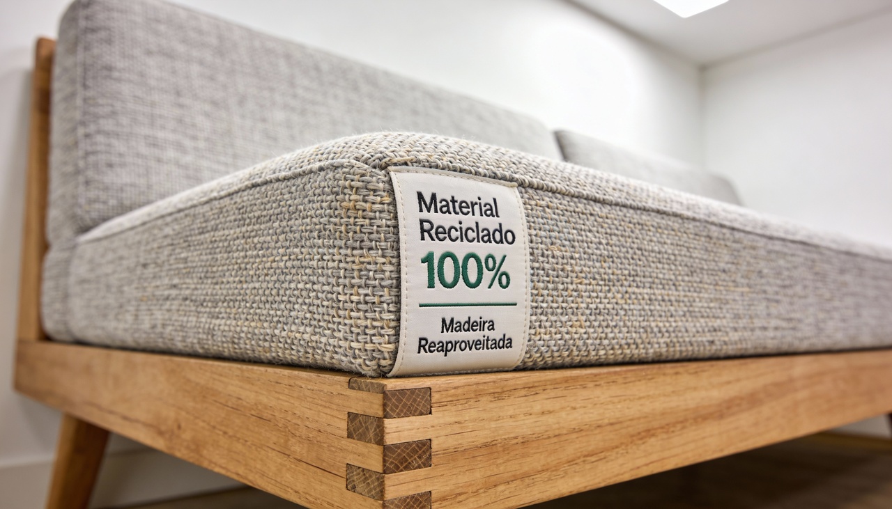 Em 2025, um sofá sustentável de material reciclado no Brasil pode custar, em média, entre R$ 1.800 e R$ 8.000