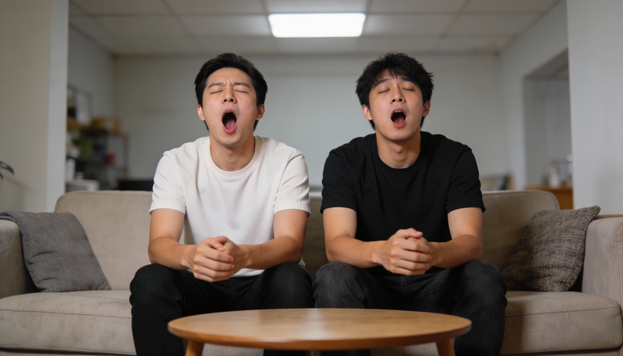 O bocejo contagioso é frequentemente mencionado em estudos sobre empatia porque envolve uma resposta ao estado de outra pessoa