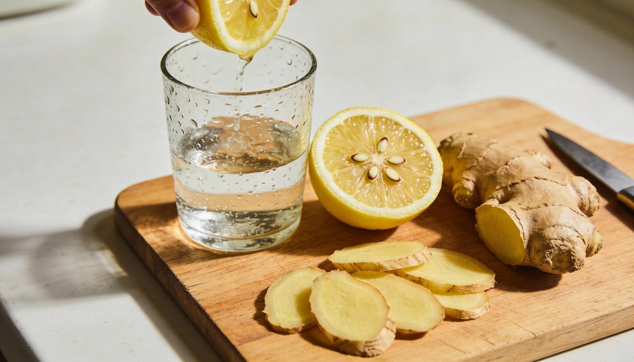 Juntos, gengibre e limão criam bebida poderosa que hidrata, desintoxica e energiza o corpo logo pela manhã