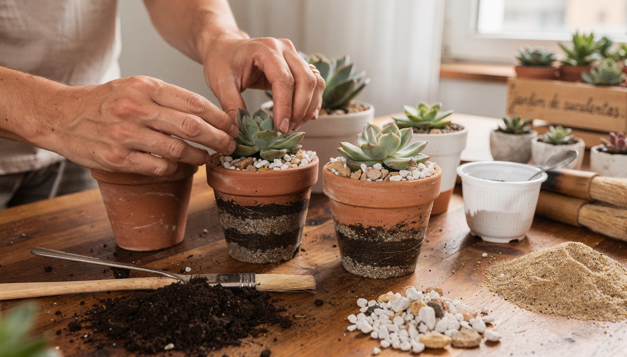 O custo médio de um jardim de suculentas pode ser dividido em faixas, de acordo com o tamanho do projeto e o padrão dos vasos