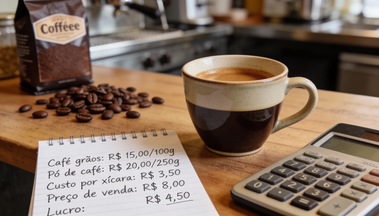 O custo de manutenção das máquinas de café expresso gira em torno de R$ 200,00 por mês para garantir o funcionamento pleno do equipamento