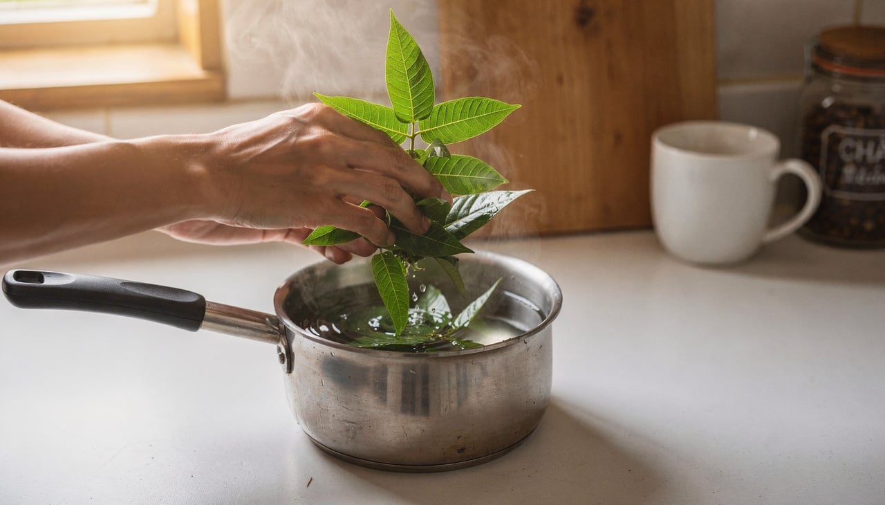 Há interesse no uso do chá de goiaba para glicose, já que pesquisas indicam que extratos da folha de goiabeira podem auxiliar na modulação da glicemia