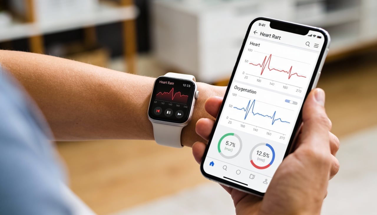 Muitos dispositivos modernos oferecem sensores precisos que analisam o fluxo sanguíneo diretamente no pulso