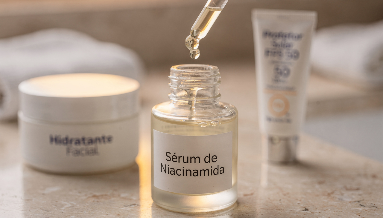 A niacinamida, também chamada de nicotinamida, é uma forma estável da vitamina B3 com ação multifuncional