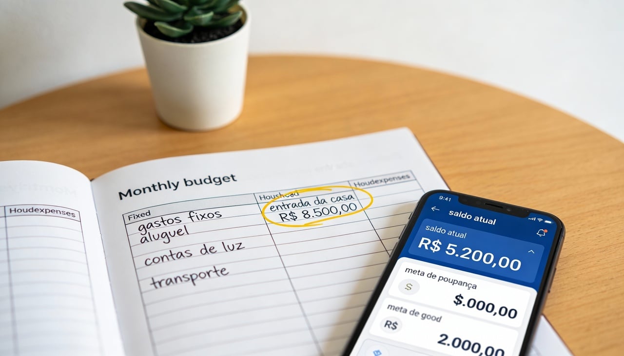 O custo de guardar dinheiro para comprar uma casa está ligado ao padrão do imóvel, à região e ao tempo disponível para juntar a entrada ou até o valor total