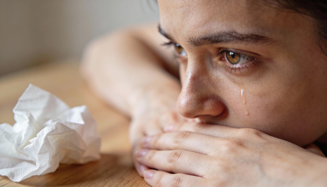 Na maioria dos casos, chorar sem saber o motivo indica que há emoções acumuladas ou desconfortos internos ainda não identificados de forma clara