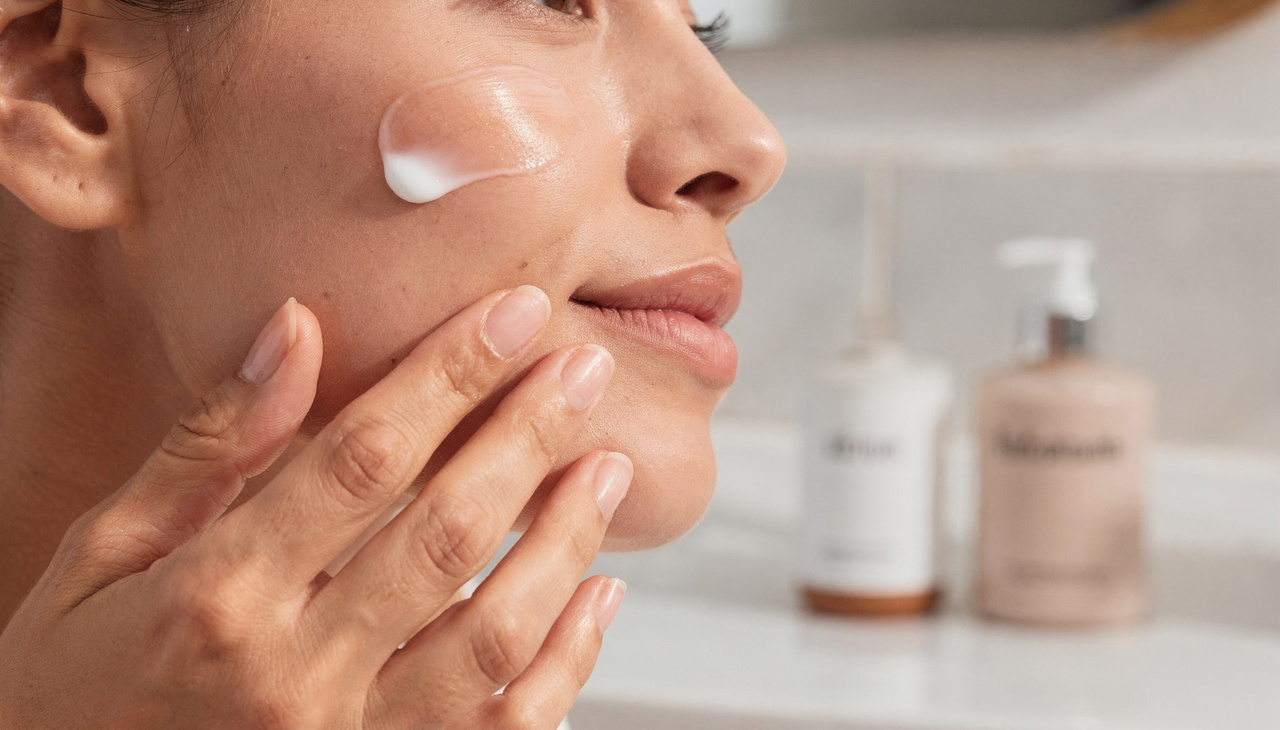 O sérum facial é um produto de textura leve, geralmente aquosa ou gelificada, formulado para entregar uma alta concentração de ativos às camadas da pele