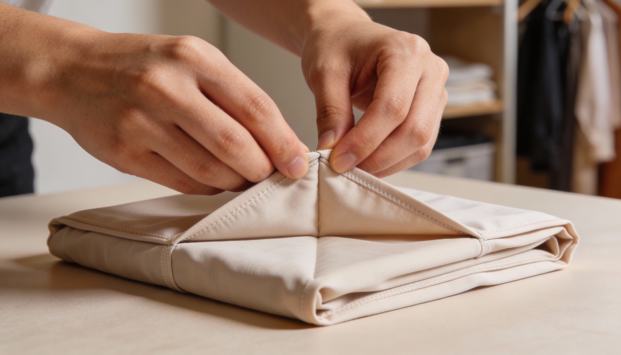 Para manter o armário impecável, o morador deve adotar métodos práticos que reduzam o volume das peças maiores de forma estratégica