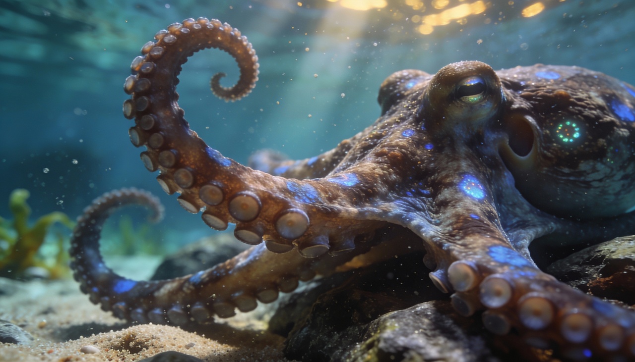 O sangue azul ocorre devido à presença da hemocianina, uma proteína rica em cobre que transporta oxigênio de maneira eficiente em ambientes gelados