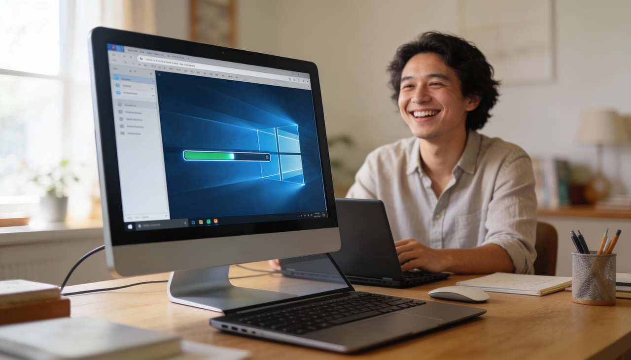 Você pode usar comandos no menu iniciar para acessar pastas que guardam lixo digital, permitindo que você apague tudo de forma manual e segura