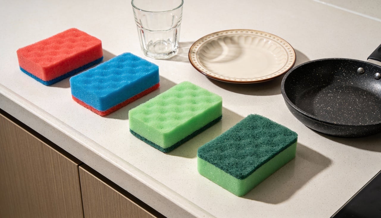 Uma fabricante desenvolveu um sistema de cores específico para diferentes tipos de limpeza