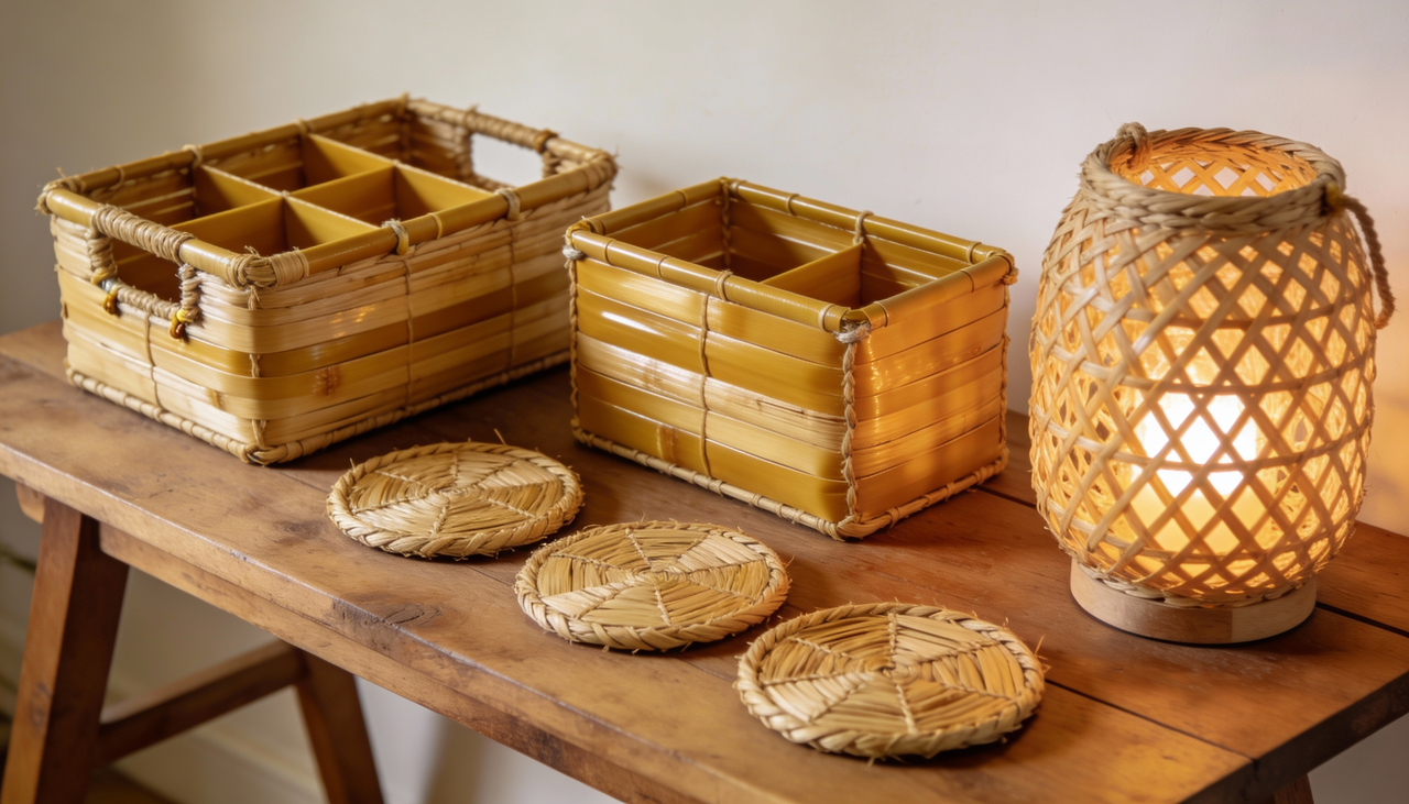 Essa matéria-prima vem de uma palmeira muito comum no Nordeste do Brasil, sendo reconhecida pela sua resistência e versatilidade