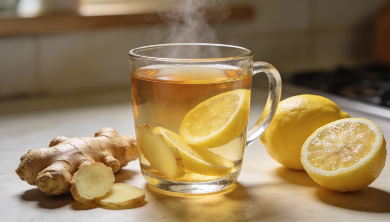 Juntos, gengibre e limão criam bebida poderosa que hidrata, desintoxica e energiza o corpo logo pela manhã