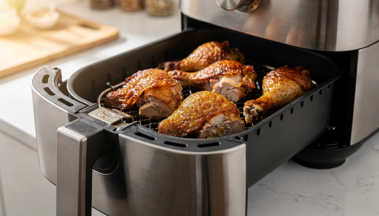 Seque completamente a superfície dos pedaços com papel toalha antes de temperar porque umidade externa impede formação de casca crocante