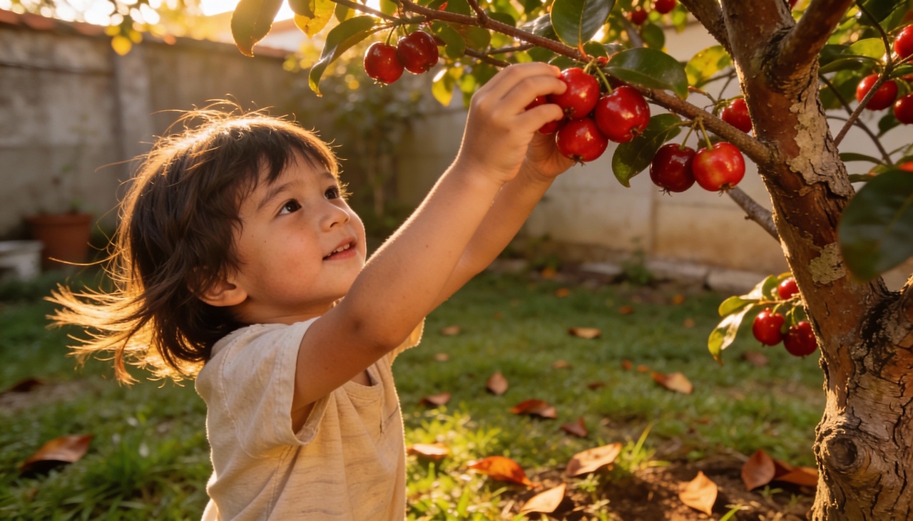 Existe algo especial em comer fruta colhida na hora, ainda morna do sol