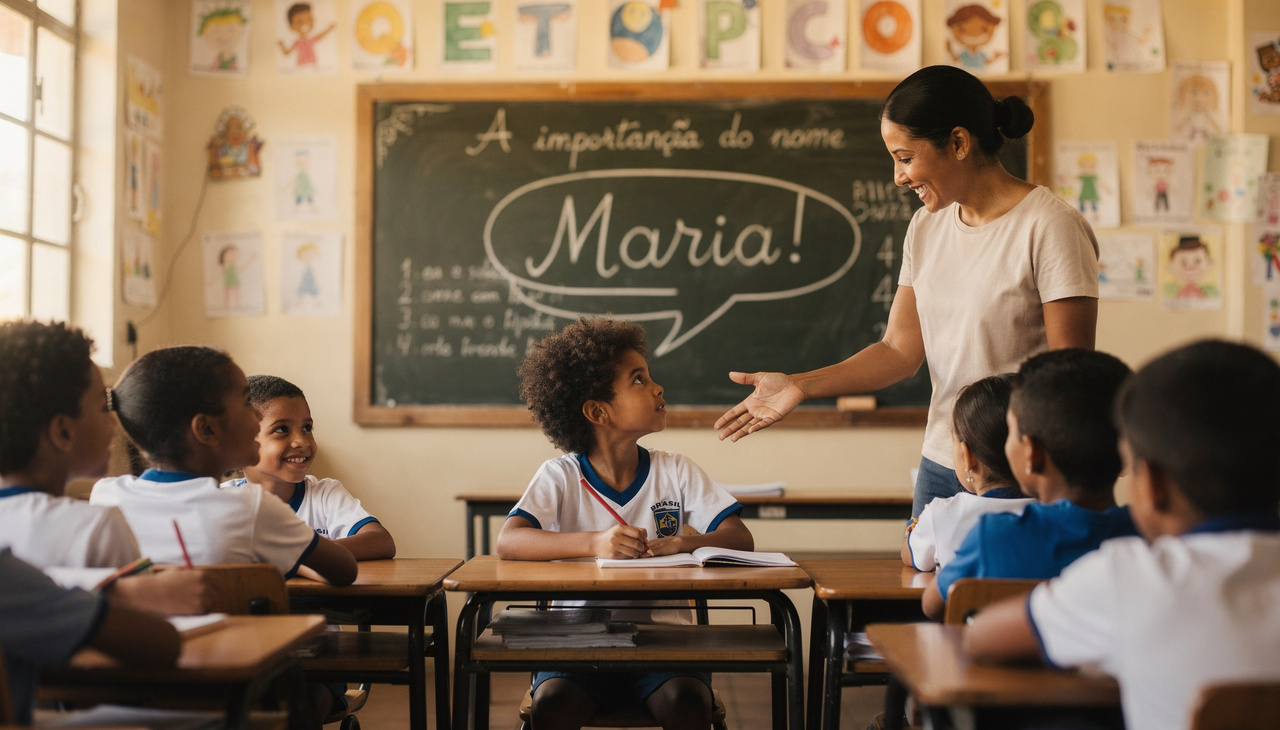 A percepção social de um nome atua como um espelho que reflete as expectativas da comunidade sobre o portador dessa identidade específica